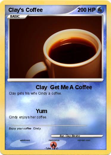 Pokemon Clay's Coffee