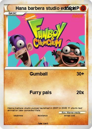 Pokemon Hana barbera studio europe