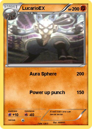 Pokemon LucarioEX