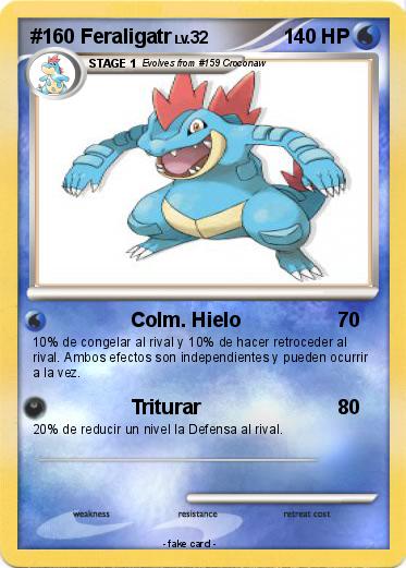 Pokemon #160 Feraligatr