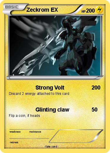 Pokemon Zeckrom EX