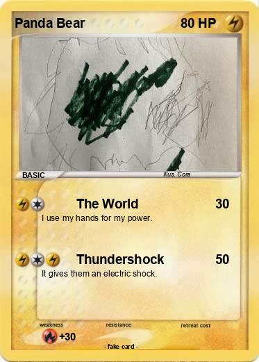 Pokemon Panda Bear