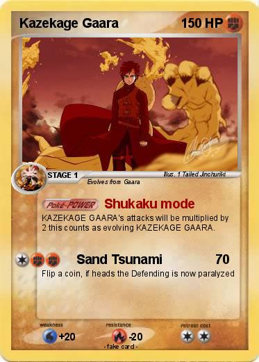 Pokemon Kazekage Gaara