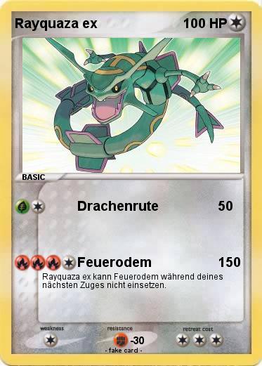Pokemon Rayquaza ex