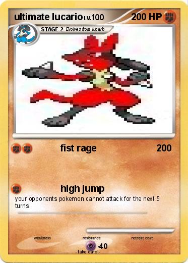 Pokemon ultimate lucario