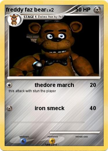 Pokemon freddy faz bear