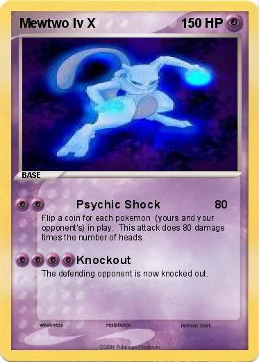 Pokemon Mewtwo lv X
