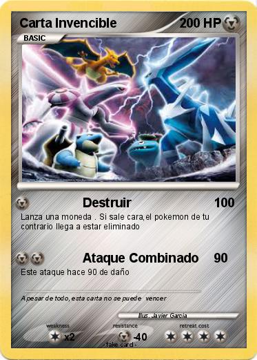 Pokemon Carta Invencible