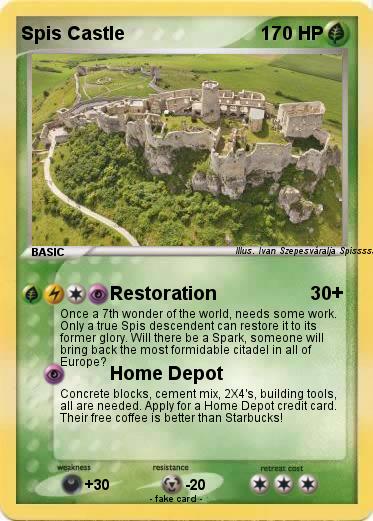 Pokemon Spis Castle