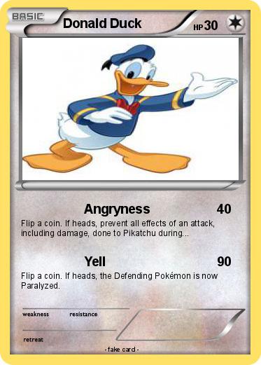 Pokemon Donald Duck