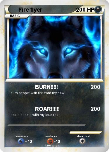 Pokemon Fire flyer