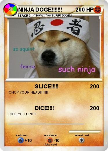 Pokemon NINJA DOGE!!!!!!!