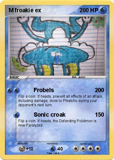 Pokemon M froakie ex