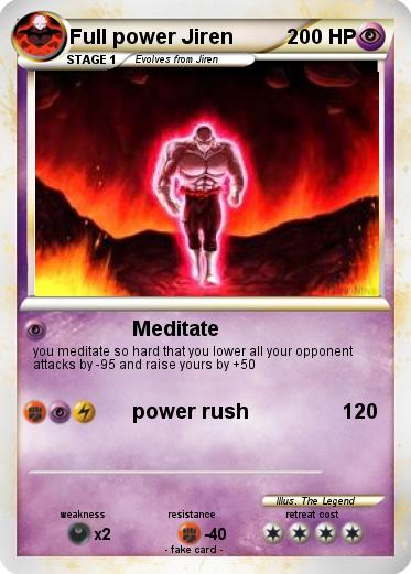Pokemon Full power Jiren