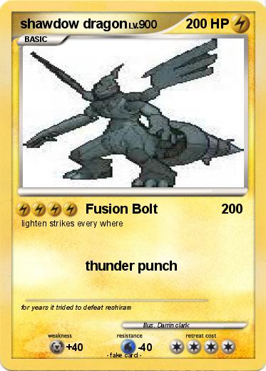 Pokemon shawdow dragon