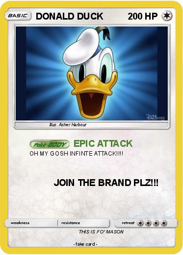 Pokemon DONALD DUCK