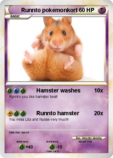 Pokemon Runnto pokemonkort