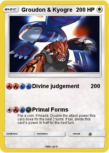 Pokemon Groudon & Kyogre