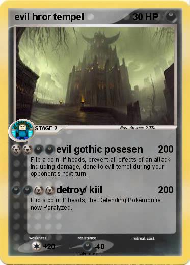 Pokemon evil hror tempel