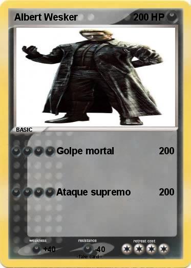 Pokemon Albert Wesker
