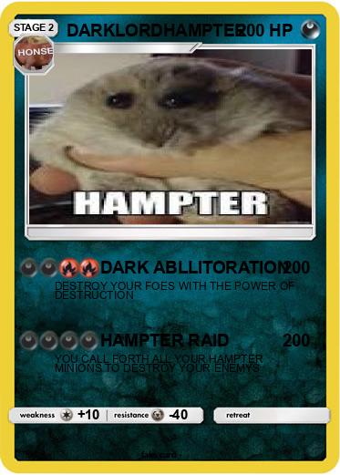 Pokemon DARKLORDHAMPTER