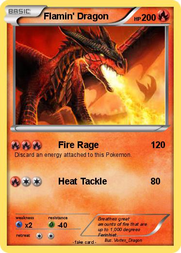 Pokemon Flamin' Dragon Pokemon Flamin' Dragon