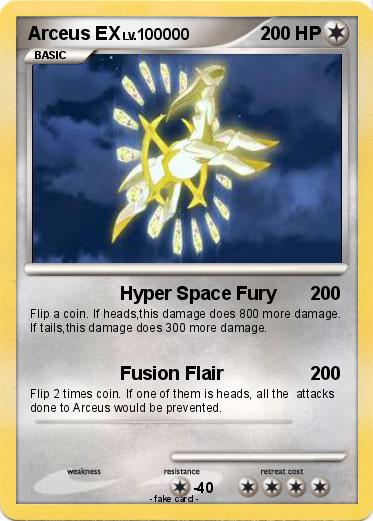 Pokemon Arceus EX