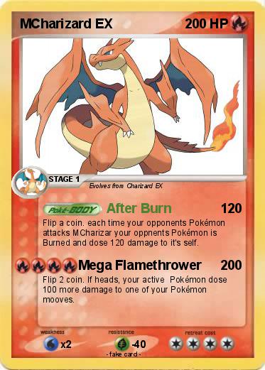 Pokemon MCharizard EX