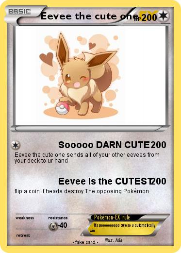 Pokemon Eevee the cute one