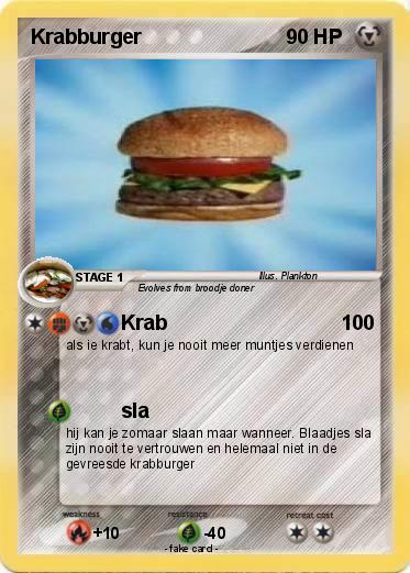 Pokemon Krabburger