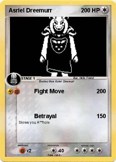 Pokemon Asriel Dreemurr