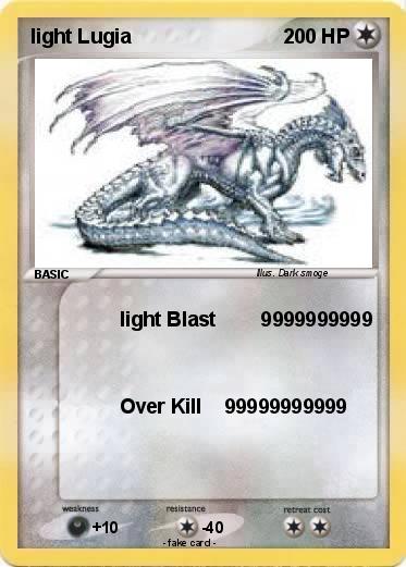 Pokemon light Lugia