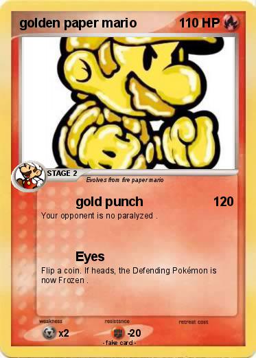 Pokemon golden paper mario