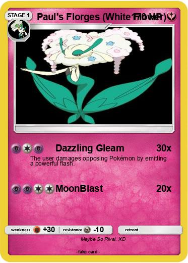 Pokemon Paul's Florges (White Flower)