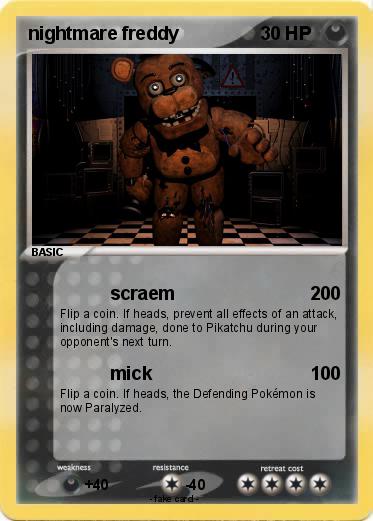 Pokemon nightmare freddy