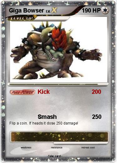 Pokemon Giga Bowser