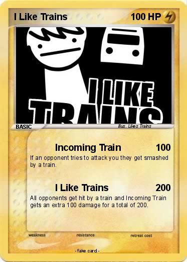 Pokemon I Like Trains