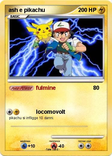 Pokemon ash e pikachu