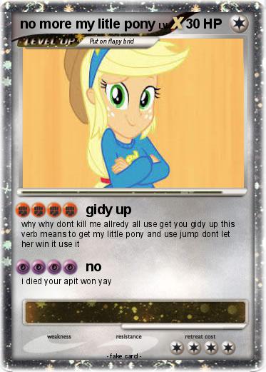 Pokemon no more my litle pony