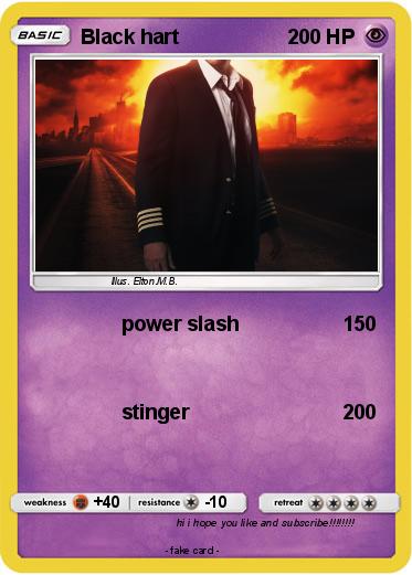 Pokemon Black hart