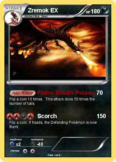 Pokemon Zremok EX
