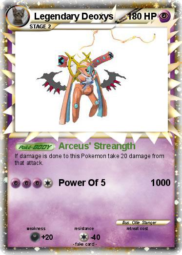 Pokemon Legendary Deoxys
