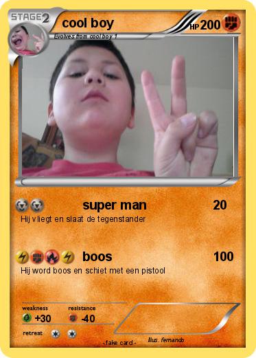 Pokemon cool boy