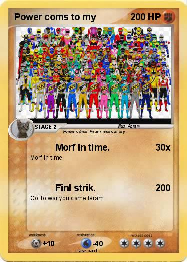 Pokemon Power coms to my