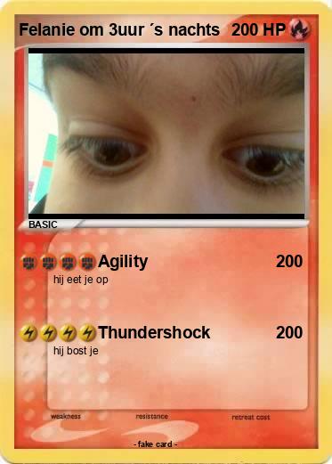 Pokemon Felanie om 3uur ´s nachts