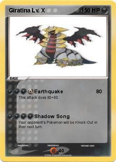 Pokemon Giratina Lv. X