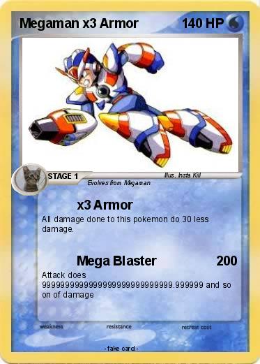 Pokemon Megaman x3 Armor