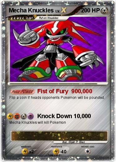 Pokemon Mecha Knuckles