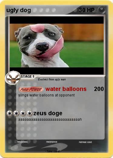 Pokemon ugly dog