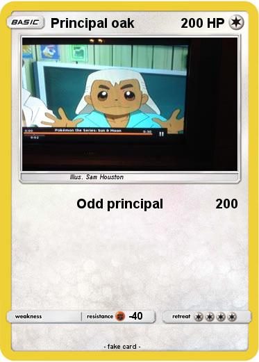 Pokemon Principal oak